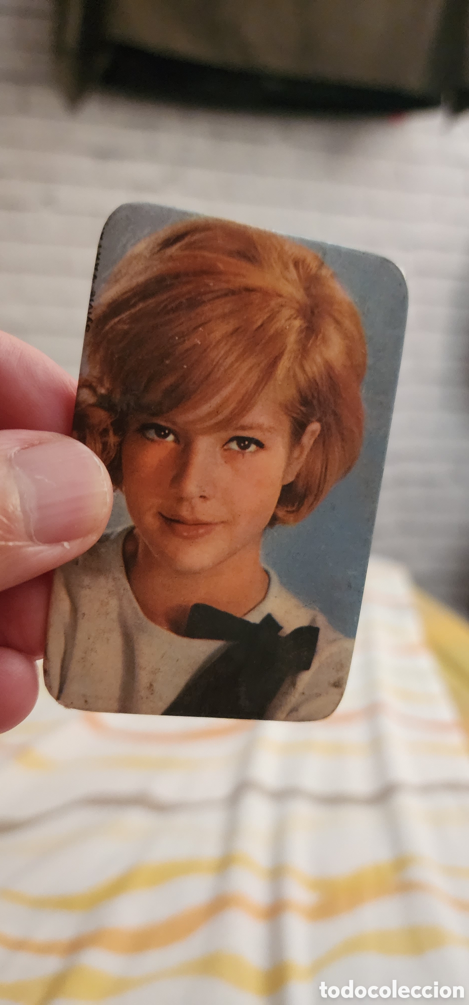 M&uacute;sica de colecci&oacute;n: Sylvie Vartan antiguo espejo pocket original a&ntilde;os 60s Unico de colecci&oacute;n