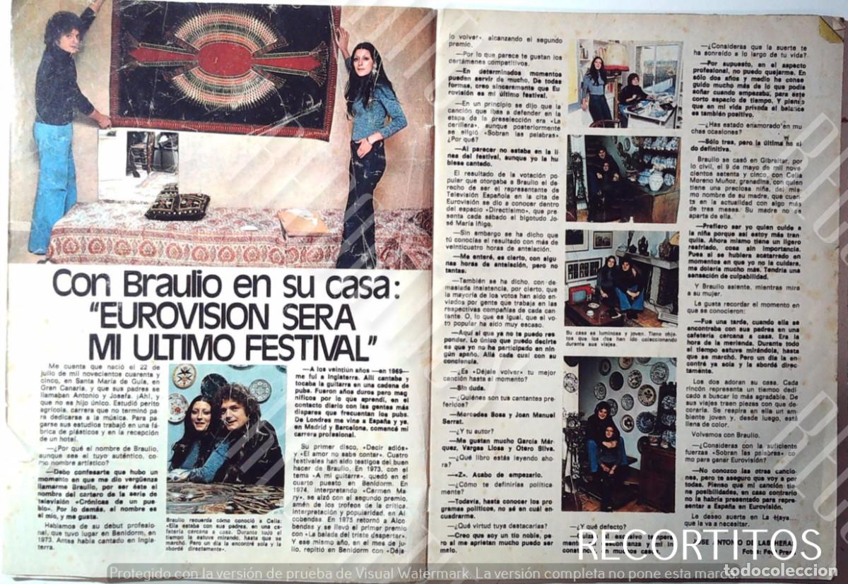 M&uacute;sica de colecci&oacute;n: braulio eurovision el festival de benidorm