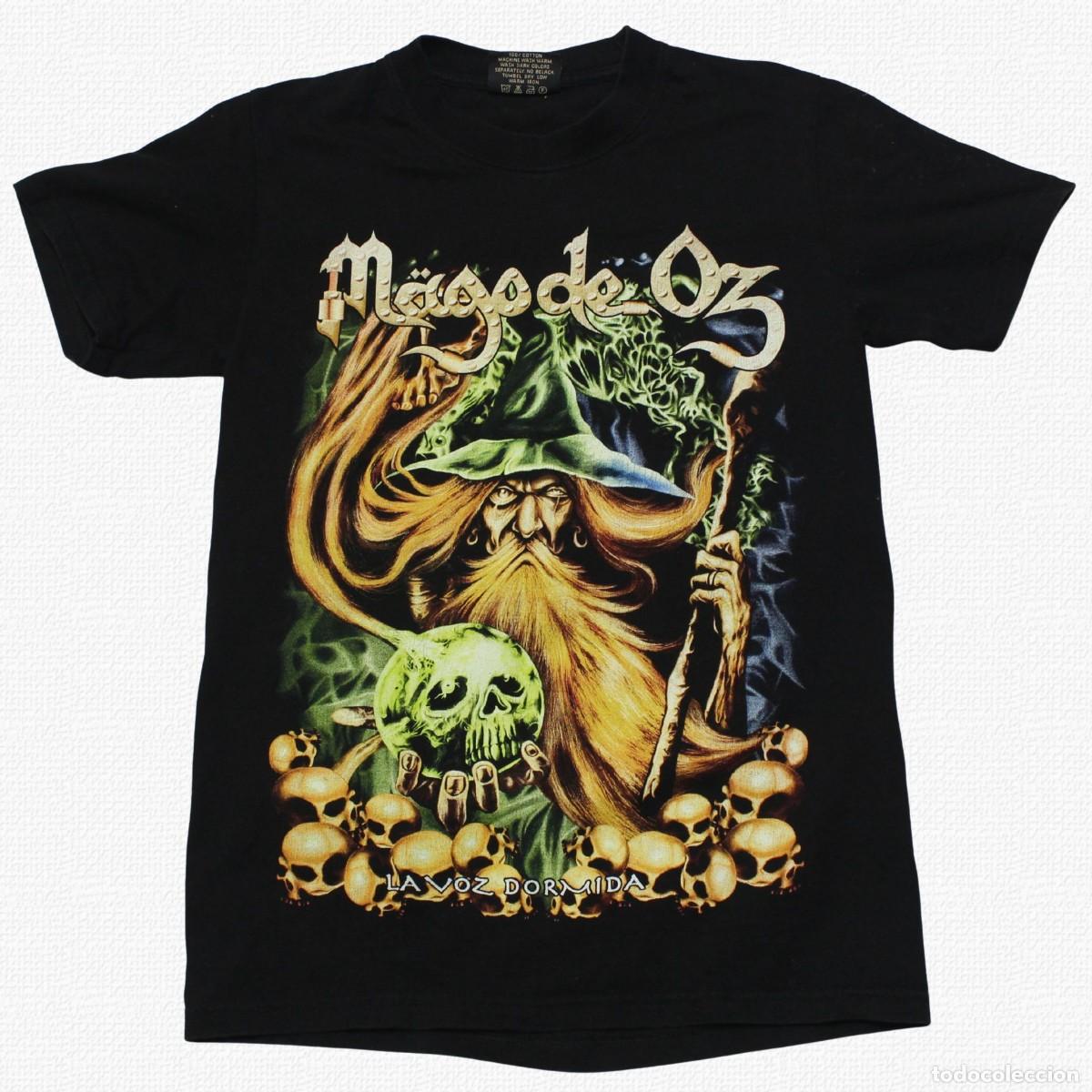 M&uacute;sica de colecci&oacute;n: Camiseta M&auml;go de Oz Gaia II La Voz Dormida Solid Rock Vintage Original Talla M