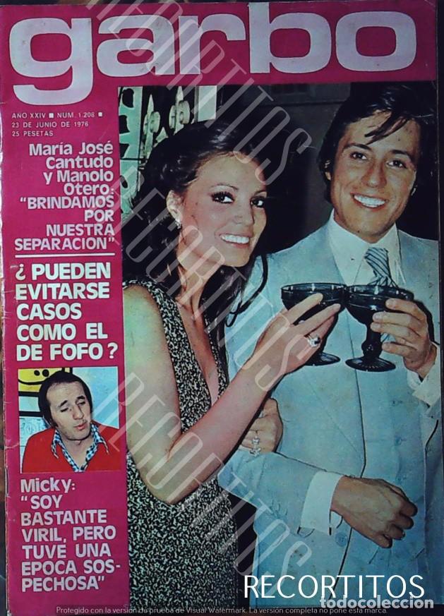 M&uacute;sica de colecci&oacute;n: recorte portada maria jose cantudo manolo otero