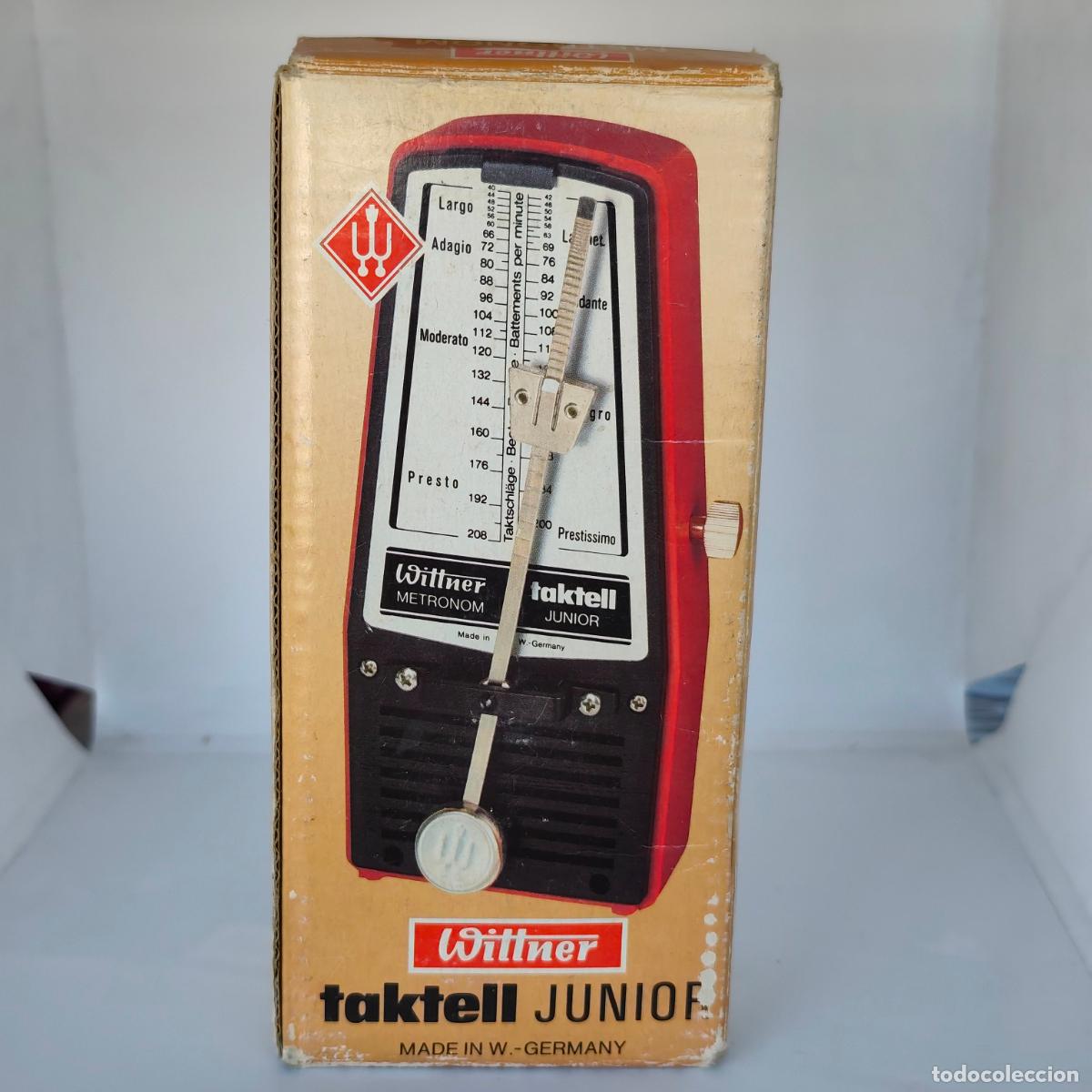 M&uacute;sica de colecci&oacute;n: Metronomo willner taktell junior en caja - Foto 2