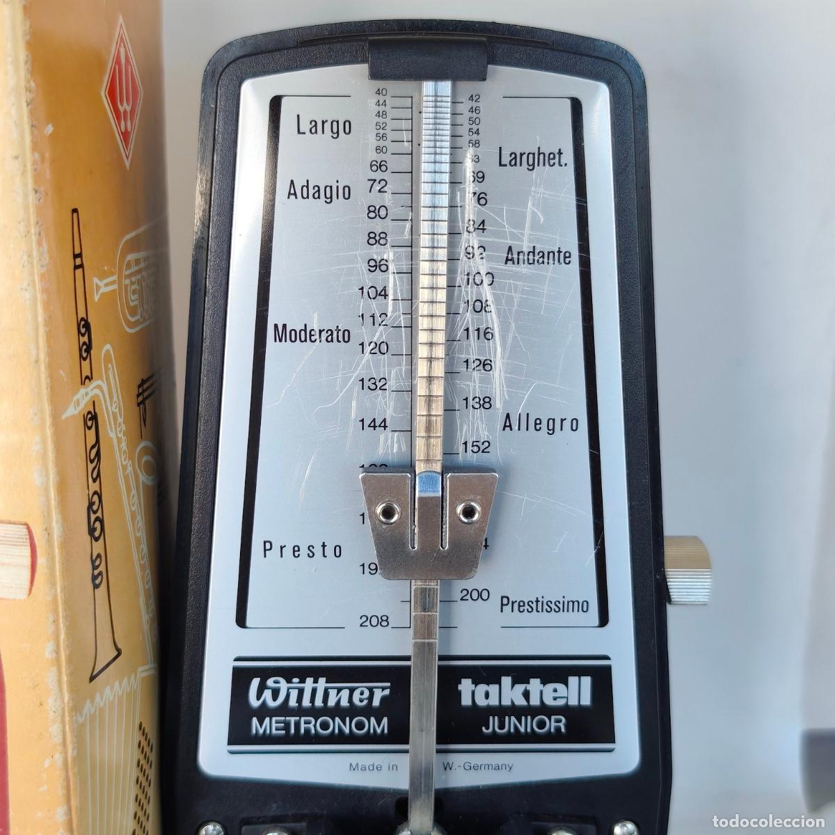 M&uacute;sica de colecci&oacute;n: Metronomo willner taktell junior en caja - Foto 5
