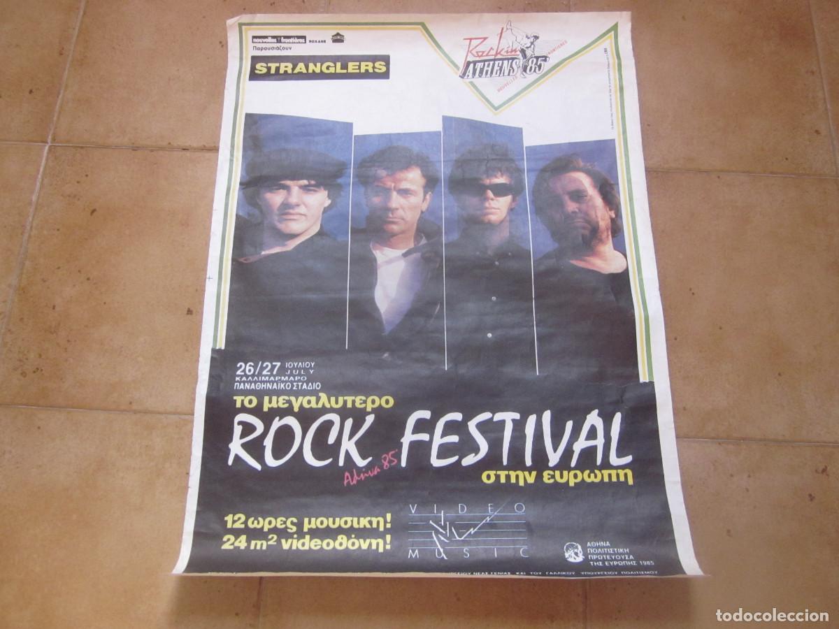 M&uacute;sica de colecci&oacute;n: POSTER THE STRANGLERS ROCK IN ATHENS 85