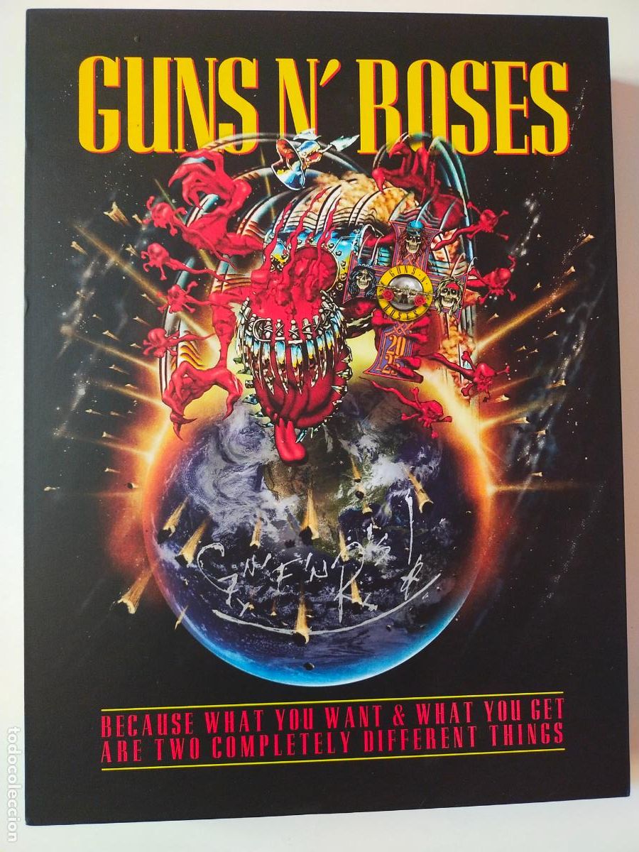 M&uacute;sica de colecci&oacute;n: GUNS'N'ROSES- CAJA VIP PROMOCIONAL- CONCIERTO BARCELONA 2025- COMO NUEVO.