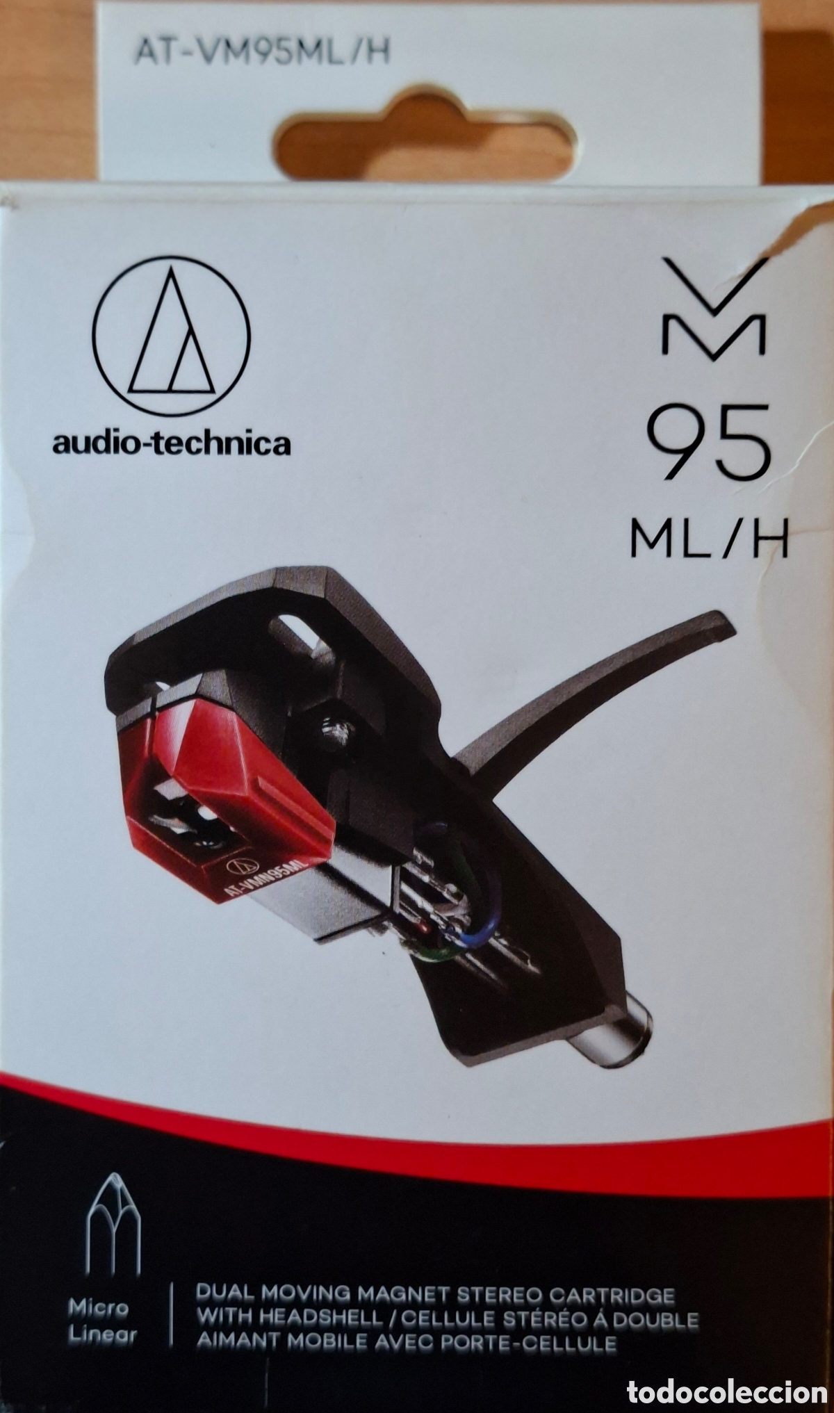 M&uacute;sica de colecci&oacute;n: C&aacute;psula giradiscos MM Audio-Technica AT-VM95ML/H. Usada em bom estado