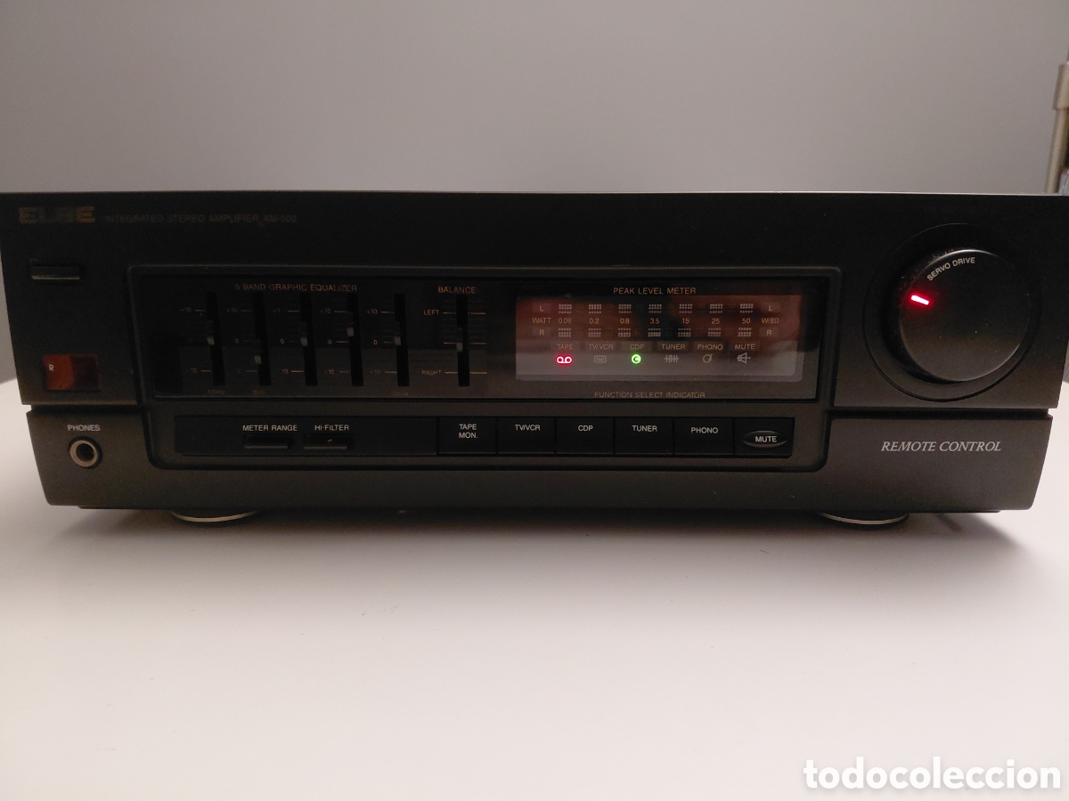 M&uacute;sica de colecci&oacute;n: Amplificador Vintage ELBE AM-500 - Ecualizador 5 bandas - Funciona perfecto