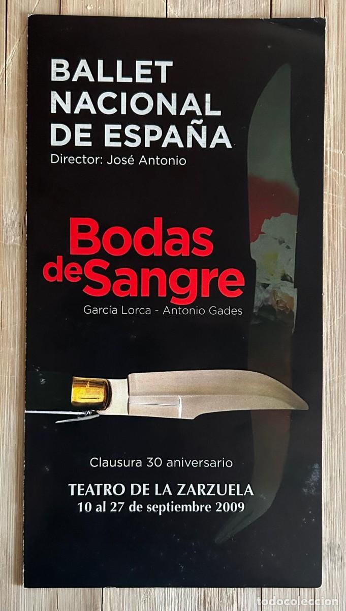 M&uacute;sica de colecci&oacute;n: BODAS DE SANGRE - BALLET NACIONAL DE ESPA&Ntilde;A -2009
