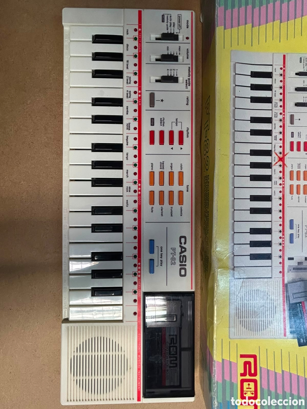 M&uacute;sica de colecci&oacute;n: Casio pt-82 1986 rom probado vintage - Foto 2