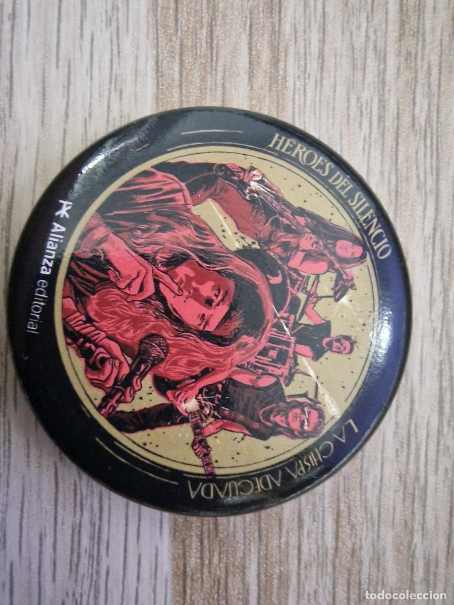 M&uacute;sica de colecci&oacute;n: CHAPA HEROES DEL SILENCIO LA CHISPA ADECUADA - SPANISH BAND 3 cm diametro