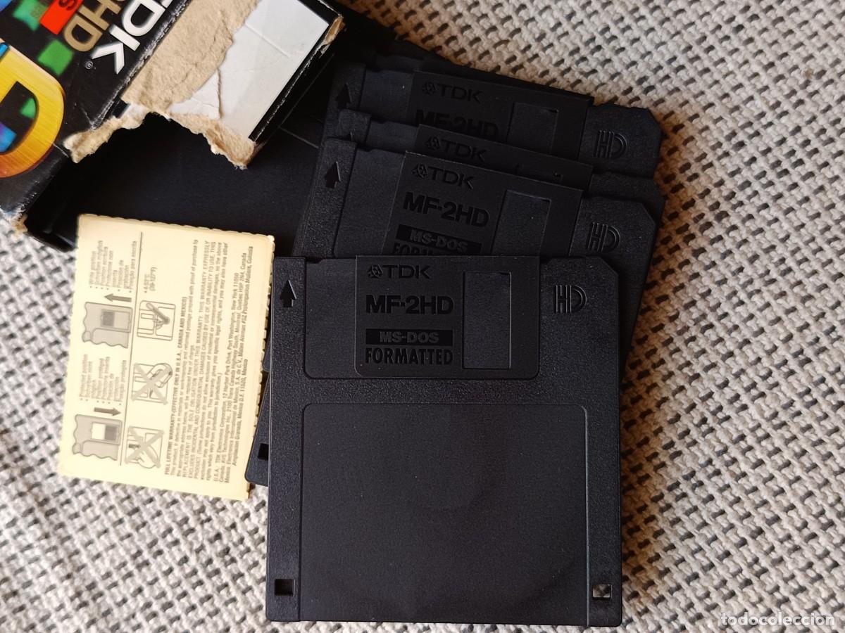 M&uacute;sica de colecci&oacute;n: Caja con 10 disquetes MS-DOS sin usar. - Foto 4