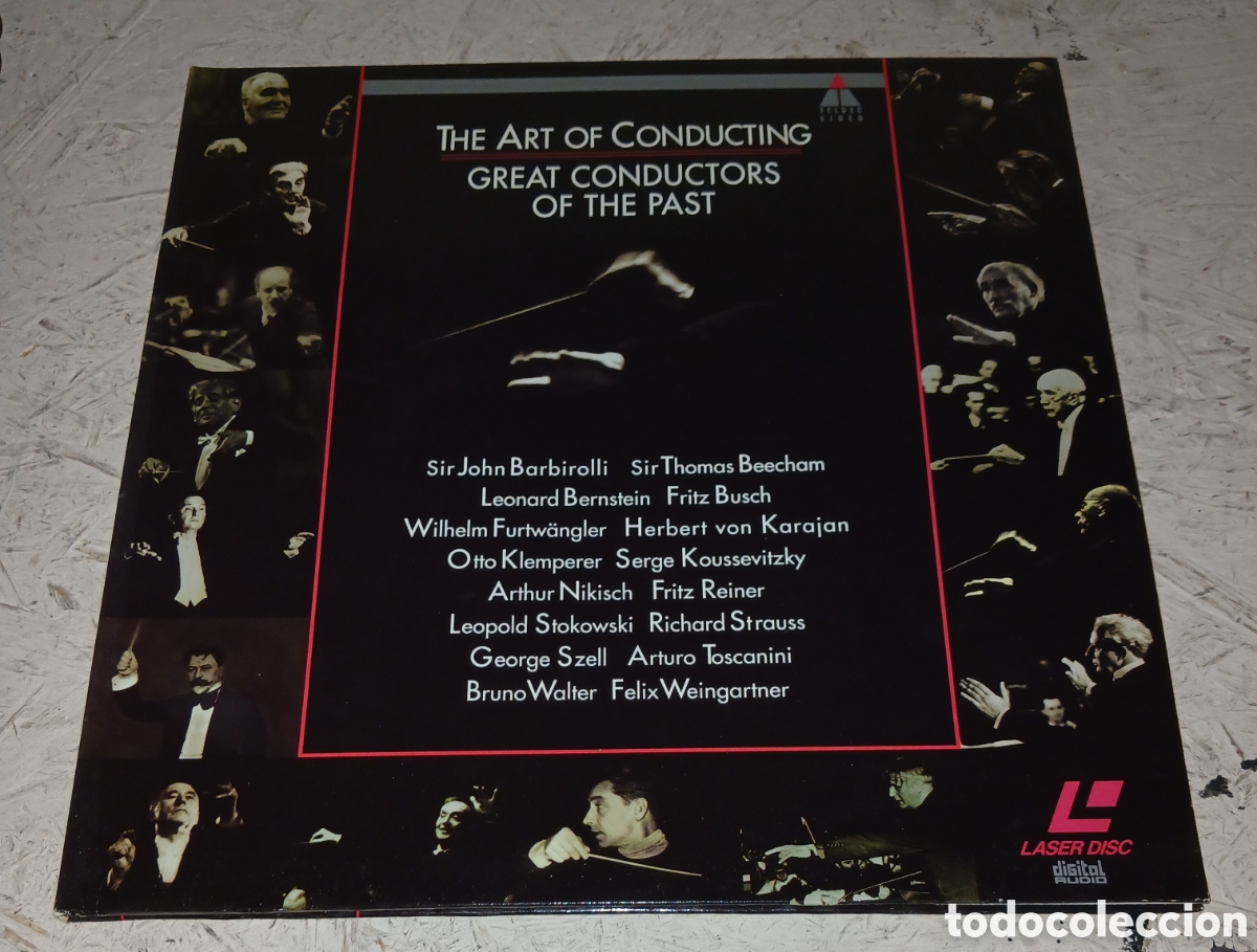 M&uacute;sica de colecci&oacute;n: LaserDisc The Art of Conducting: Great Conductors of the Past (Teldec Video / BBC / IMG Artists)