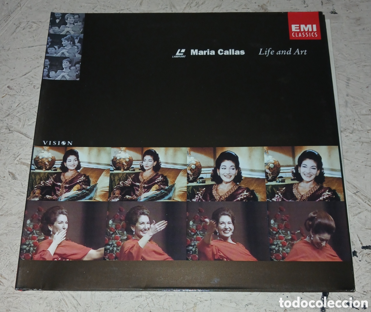 M&uacute;sica de colecci&oacute;n: Laser Disc: Maria Callas - Life and Art (Documental biogr&aacute;fico y actuaciones) EMI Classics