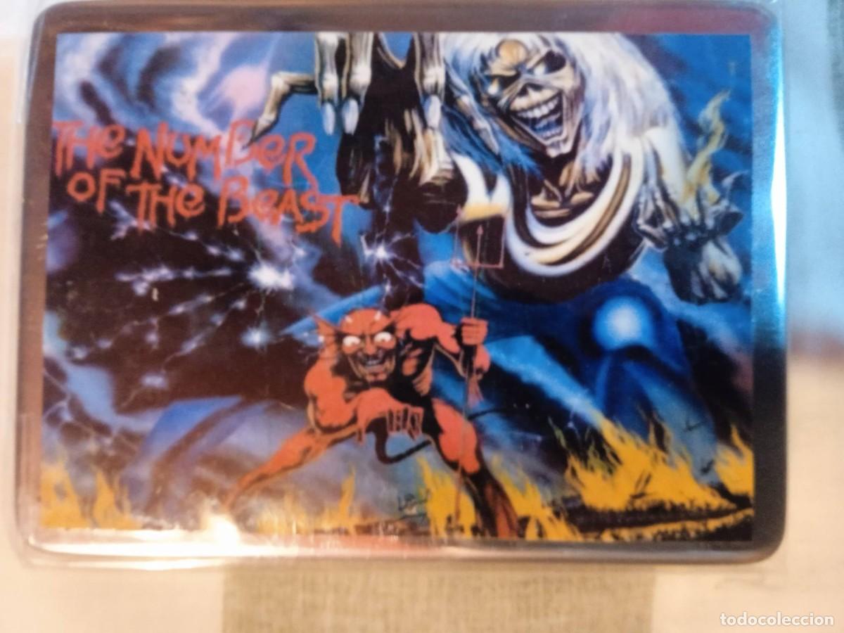 M&uacute;sica de colecci&oacute;n: iron maiden - pitillera - the number of the beast - heavy metal rock - tabaco fumar