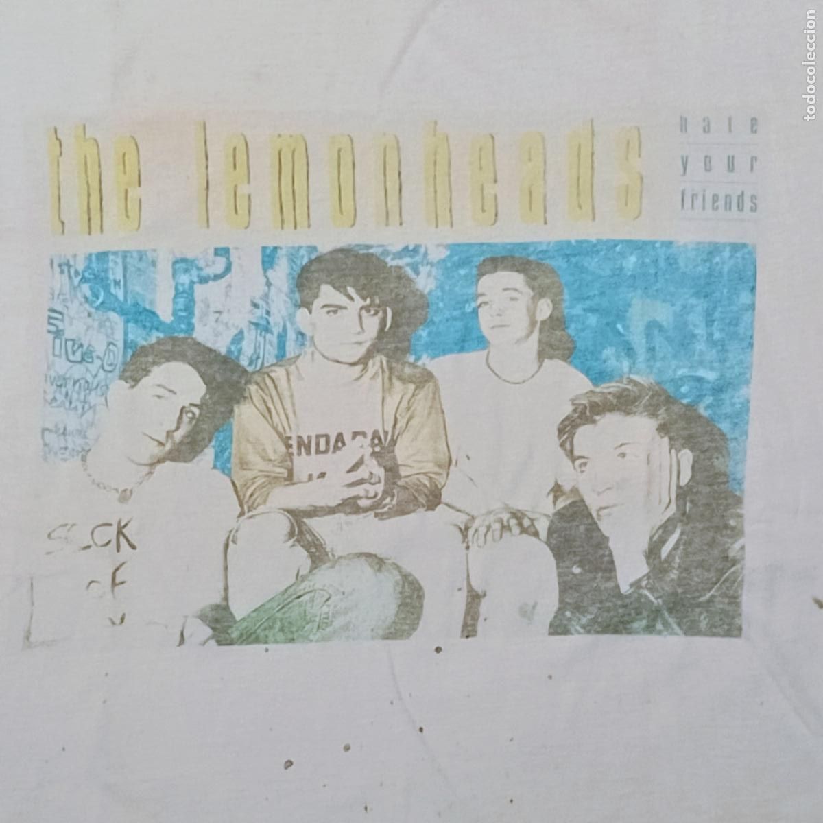 M&uacute;sica de colecci&oacute;n: Lemonheads-Hate your friends (T shirt camiseta. talla L) Evan Dando, Replacements, Descendents...