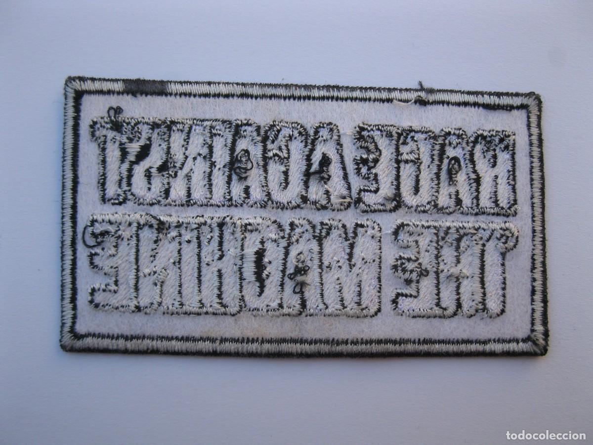 M&uacute;sica de colecci&oacute;n: RAGE AGAINST THE MACHINE - PARCHE DE TELA. - Foto 2