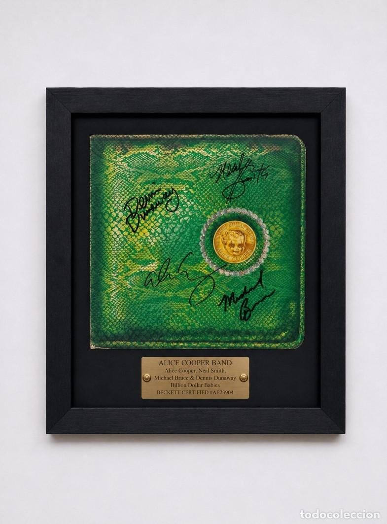 M&uacute;sica de colecci&oacute;n: Alice Cooper Band &ndash; &ldquo;Billion Dollar Babies&rdquo; Signed Album
