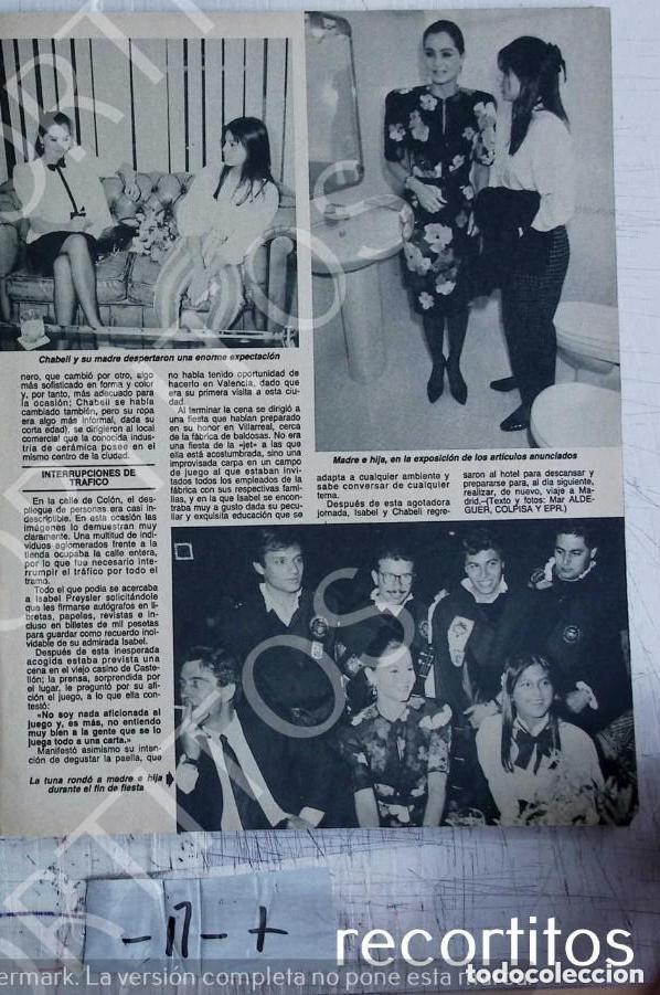 M&uacute;sica de colecci&oacute;n: ISABEL PREYSLER CHABELI VALENCIA LA TUNA