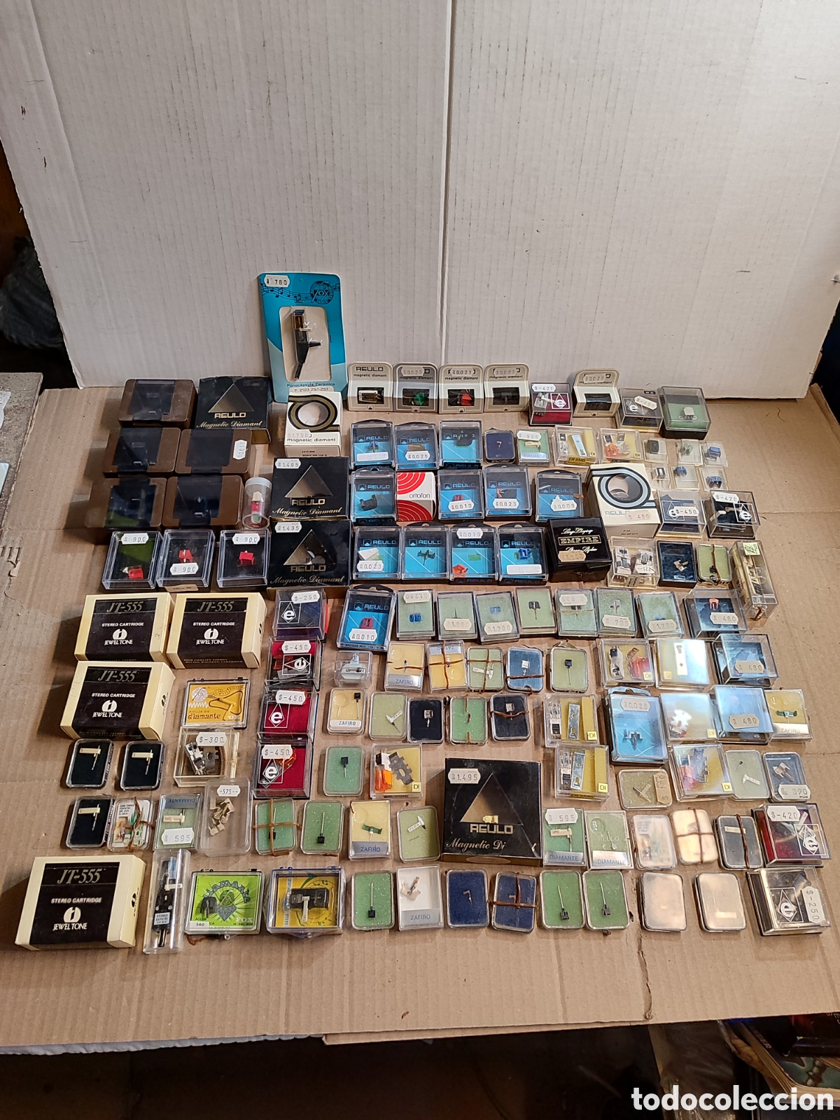 M&uacute;sica de colecci&oacute;n: Lotazo de agujas tocadiscos nuevas o como nuevas eudel,jewel tone,reulo,ortofon,nadeln,elac