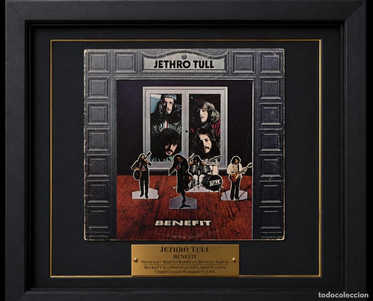 M&uacute;sica de colecci&oacute;n: JETHRO TULL &ndash; &ldquo;BENEFIT&rdquo; &ndash; Signed by Martin Barre &ndash; BECKETT Authenticated