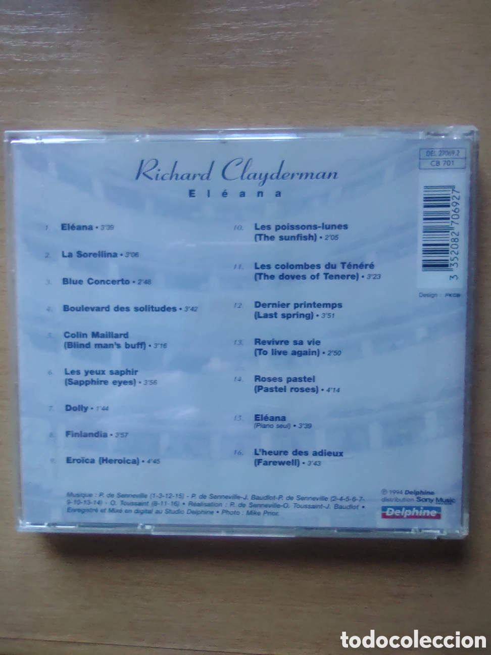 M&uacute;sica de colecci&oacute;n: CD Caja Vac&iacute;a Richard Clayderman - Foto 2