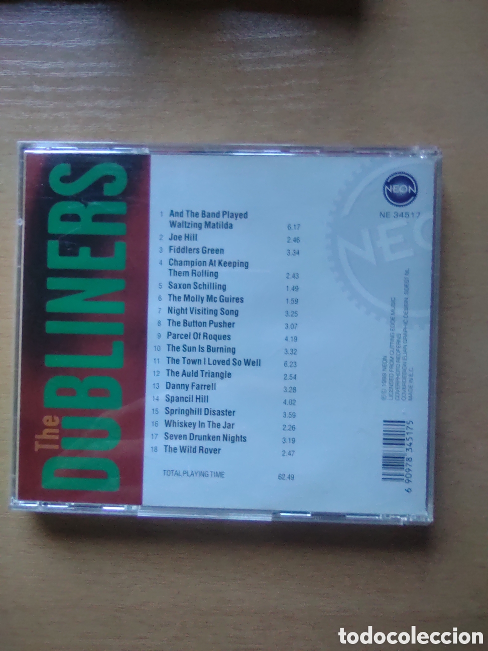 M&uacute;sica de colecci&oacute;n: CD Caja Vac&iacute;a The Dubliners - Foto 2