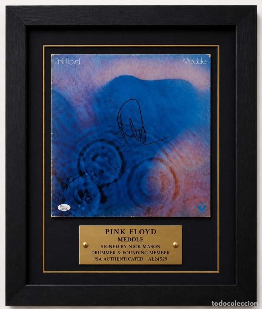 M&uacute;sica de colecci&oacute;n: Pink Floyd &ndash; Meddle &ndash; Signed by Nick Mason &ndash; JSA Authenticated &ndash; Framed Collector&rsquo;s Display