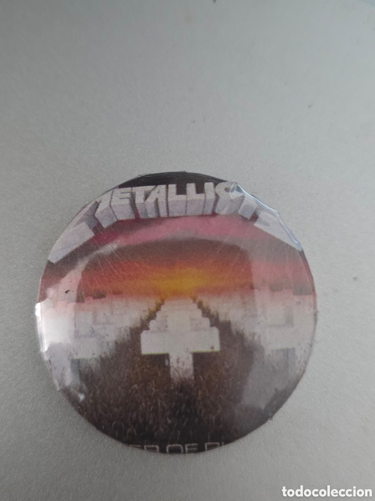 M&uacute;sica de colecci&oacute;n: CHAPA...METALLICA...MASTER OF PUPPETS..31mm