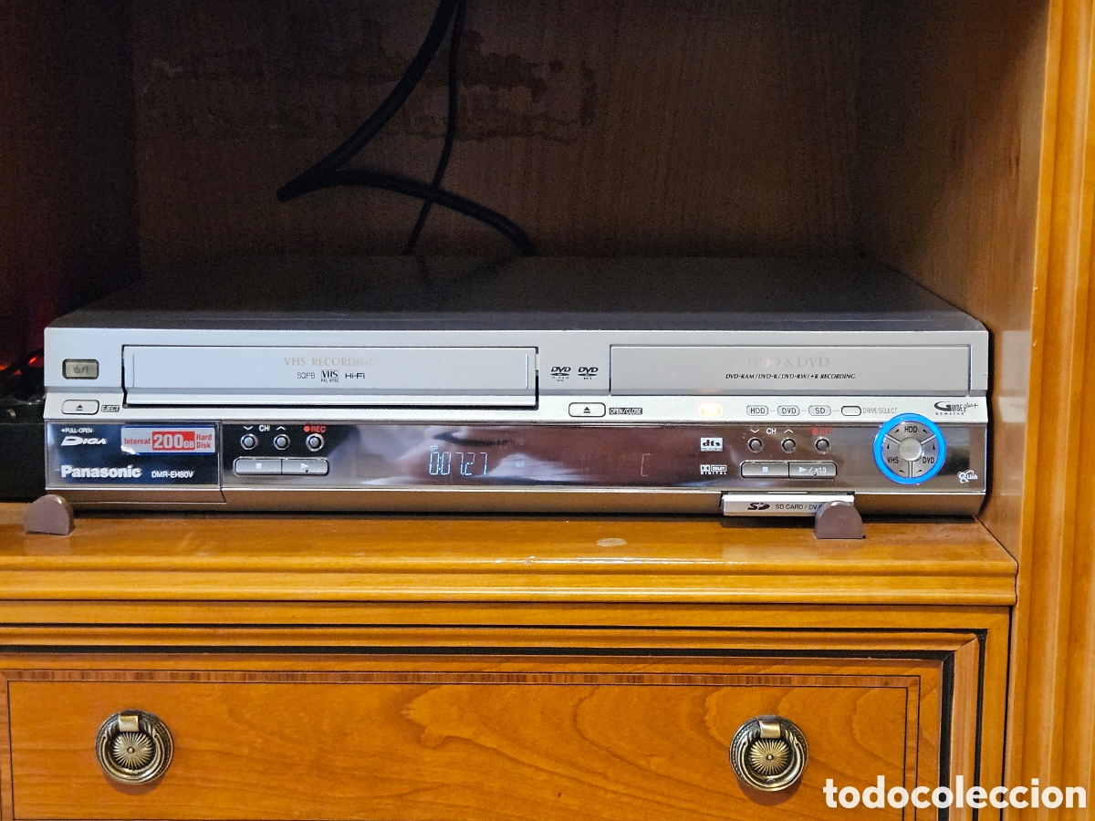 M&uacute;sica de colecci&oacute;n: Panasonic DMR-EH80V video VHS, DVD,disco duro, funcionando
