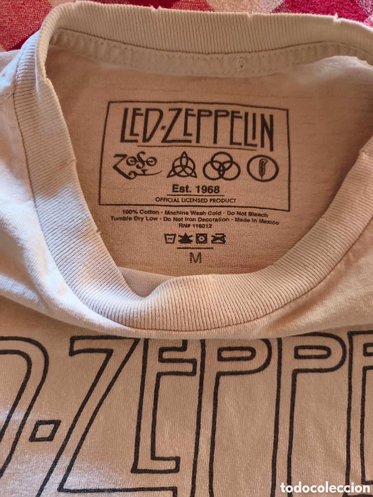 M&uacute;sica de colecci&oacute;n: Led zeppelin - camiseta 1977 original - Foto 2