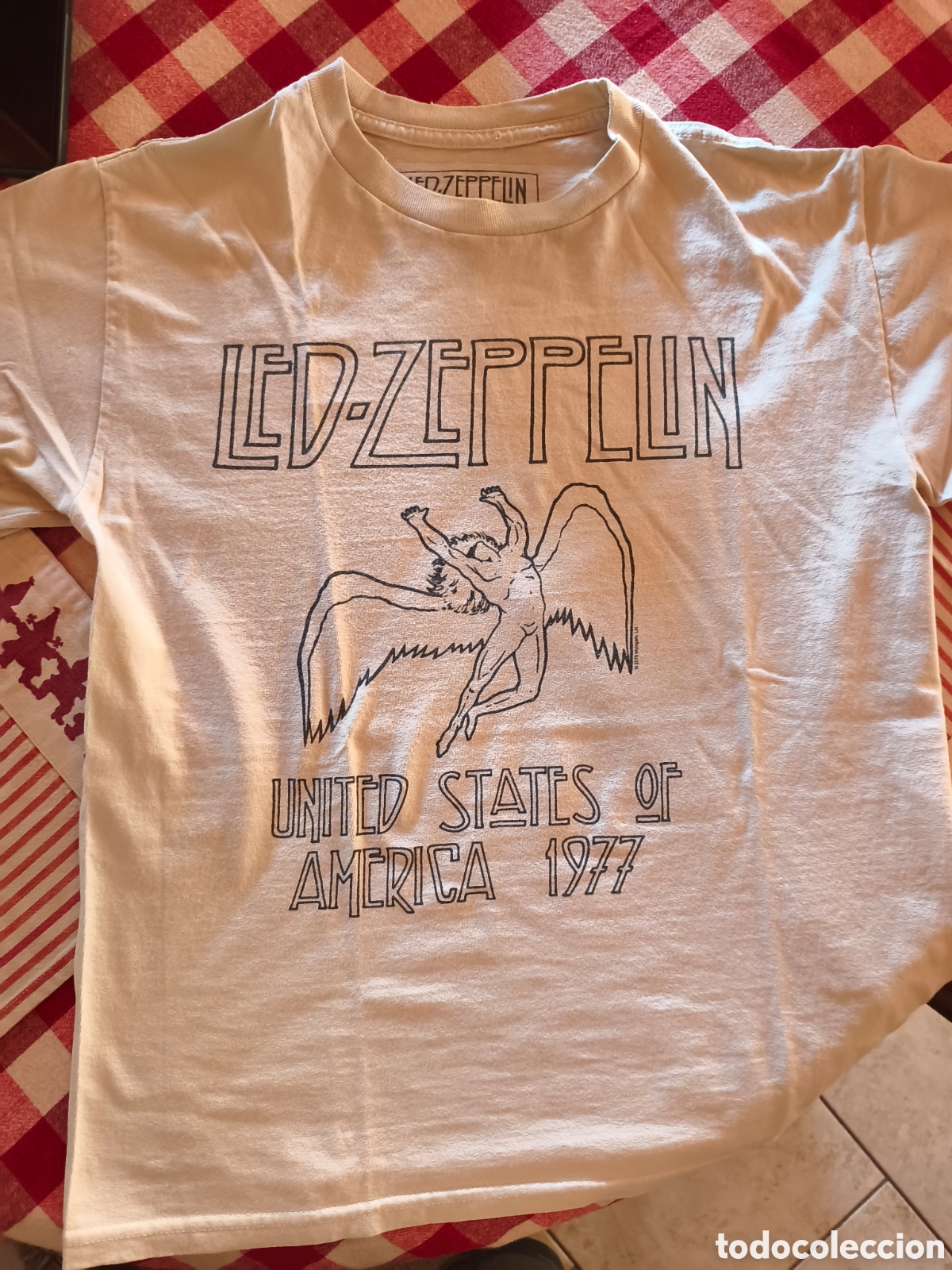 M&uacute;sica de colecci&oacute;n: Led zeppelin - camiseta 1977 original