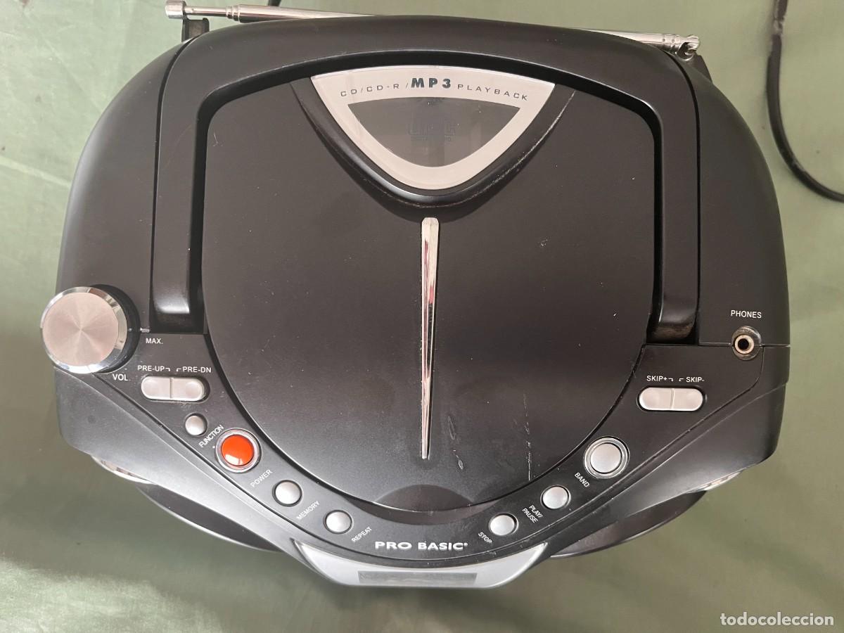 M&uacute;sica de colecci&oacute;n: AM/FM ESTEREO RADIO CON MP3 Y CD. MARCA PRO BASIC Ref. CP 4025