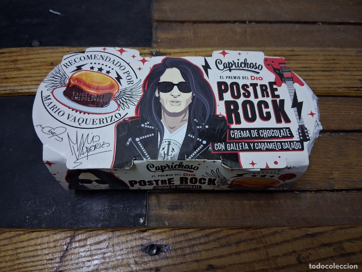 Musique de collection: Postre flan yogur edici&oacute;n musica Rock Caprichoso Reina supermercado DIA Mario Vaquerizo