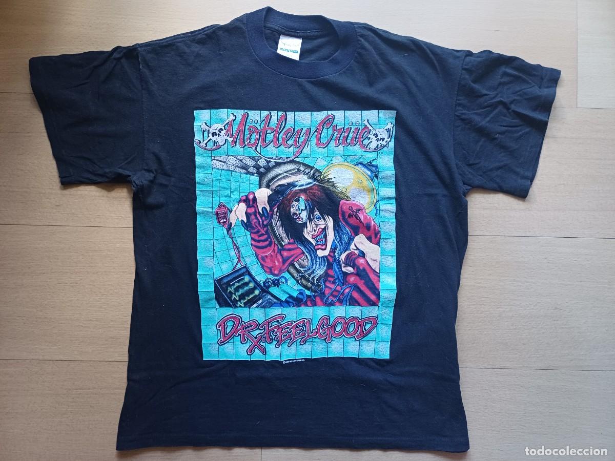 M&uacute;sica de colecci&oacute;n: MOTLEY CRUE dr feelgood TOUR 1989 CAMISETA ORIGINAL VINTAGE SHIRT EXCELENTE ESTADO