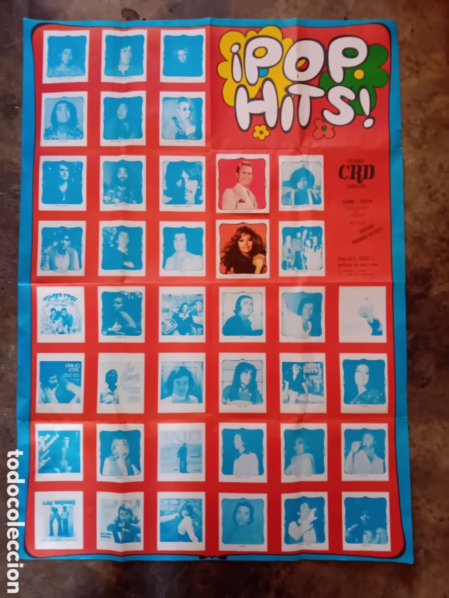 M&uacute;sica de colecci&oacute;n: Album-Poster &iexcl;POP HITS!.CRD Barcelona
