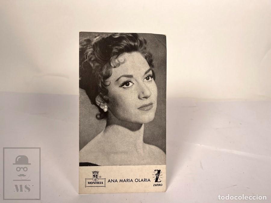 M&uacute;sica de colecci&oacute;n: Antiguo Folleto de M&uacute;sica - Ana Maria Olaria / Do&ntilde;a Francisquita, La Generala, Eva - Zafiro/Montilla