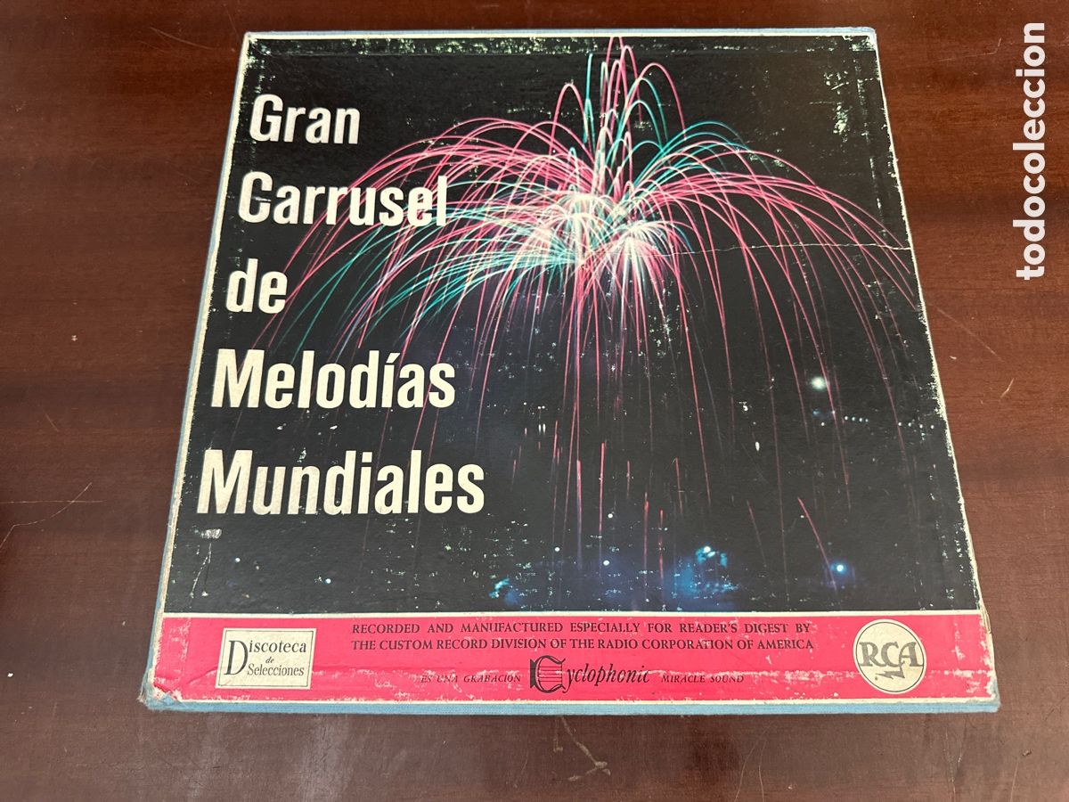M&uacute;sica de colecci&oacute;n: LP - GRAN CARRUSEL DE MELODIAS MUNDIALES - VARIOS (CAJA CON 12 LP'S, SPAIN, READER'S DIGEST 1962)