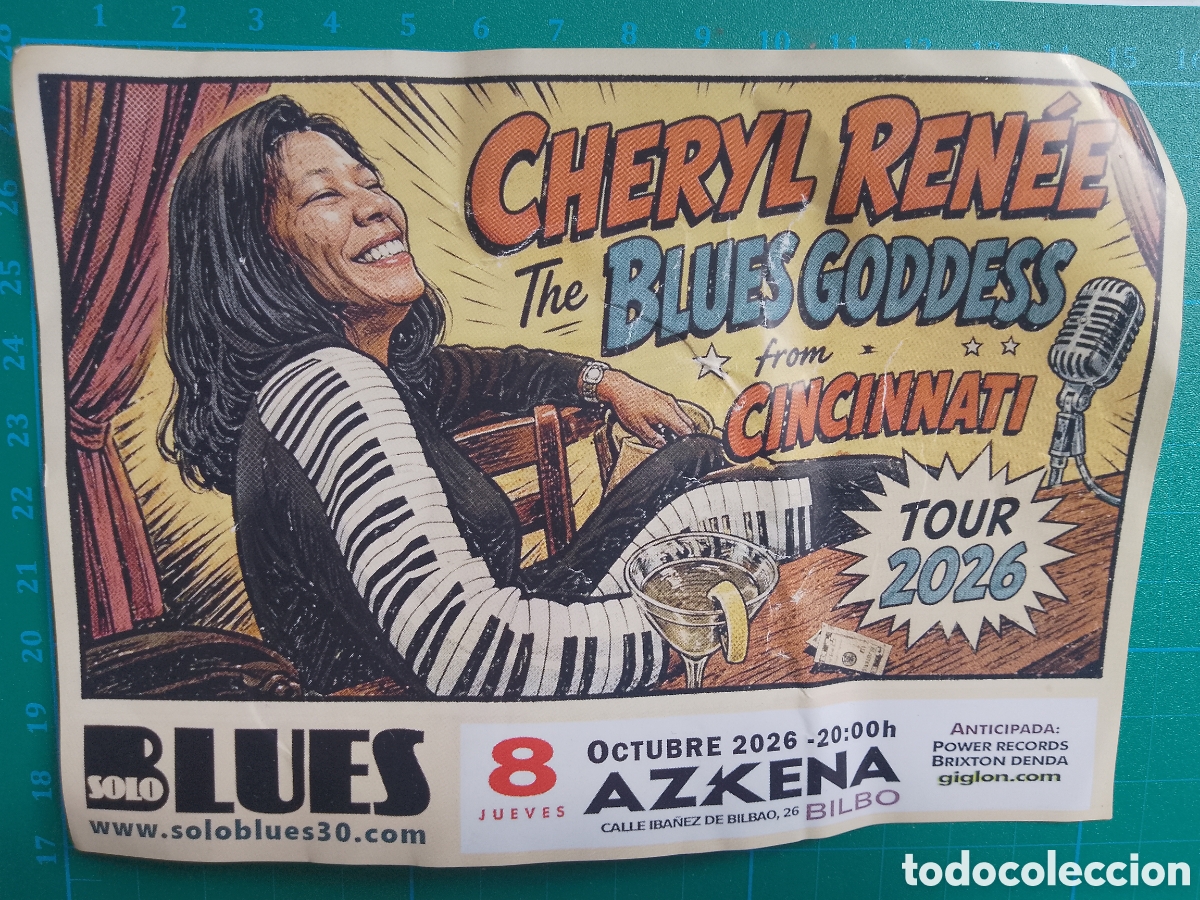 M&uacute;sica de colecci&oacute;n: FLYER . CHERYL RENE&Eacute; TOUR 2026 - AZKENA BILBAO