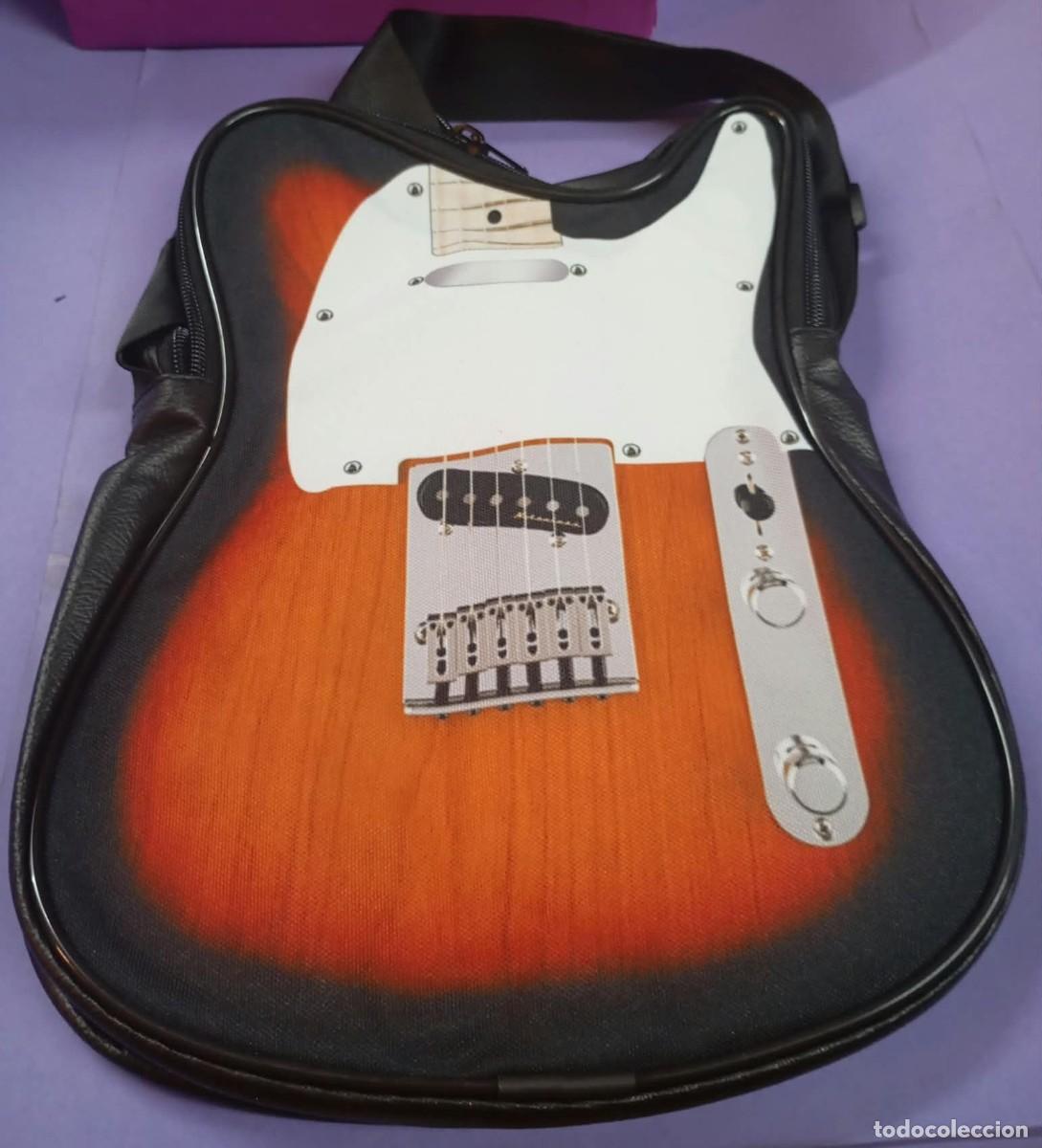 M&uacute;sica de colecci&oacute;n: Bolso-Bandolera Guitarra Sunburst - unisex