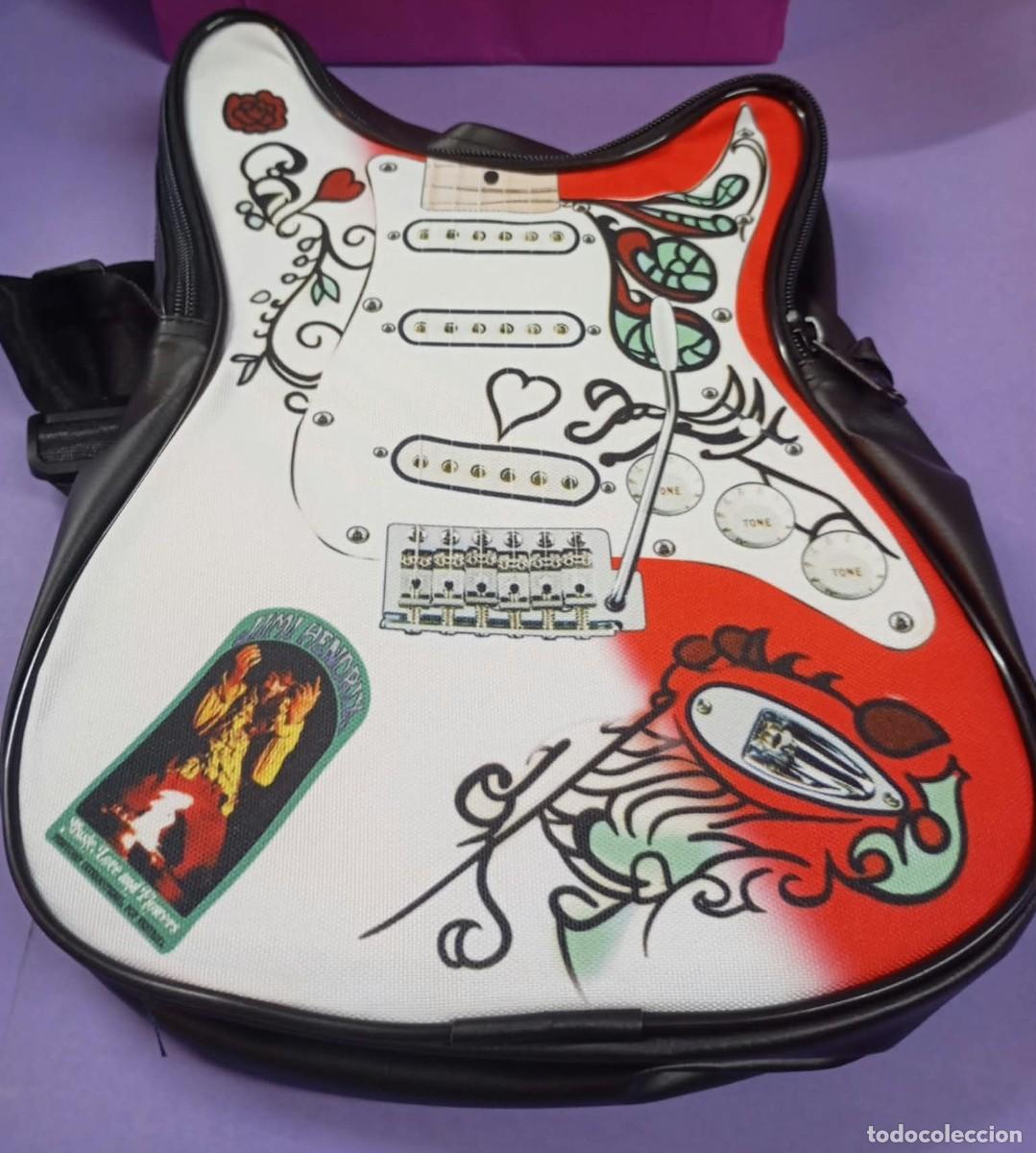 M&uacute;sica de colecci&oacute;n: Bolso-Bandolera Guitarra Jimi Hendrix - unisex
