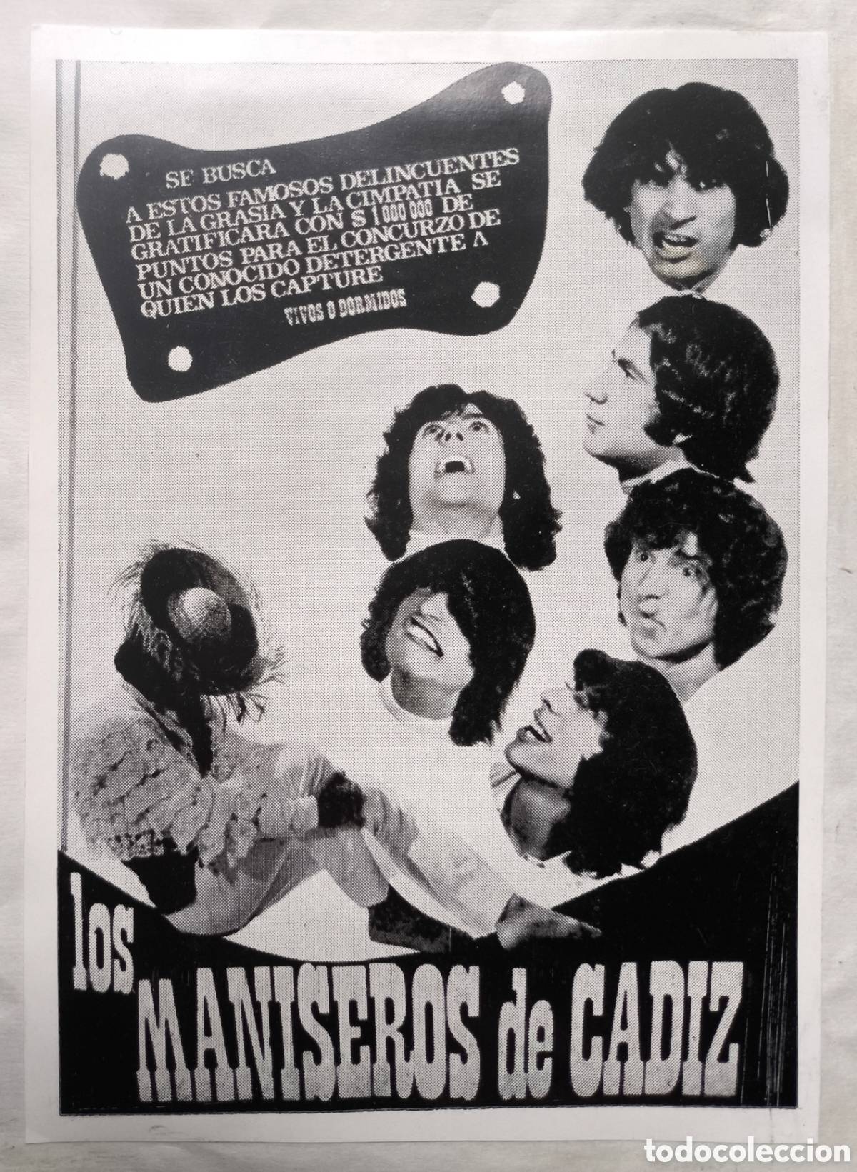 Collectible Music: CARNAVAL C&Aacute;DIZ COMPARSA PEDRO ROMERO LOS MANISEROS REPERTORIO 1971