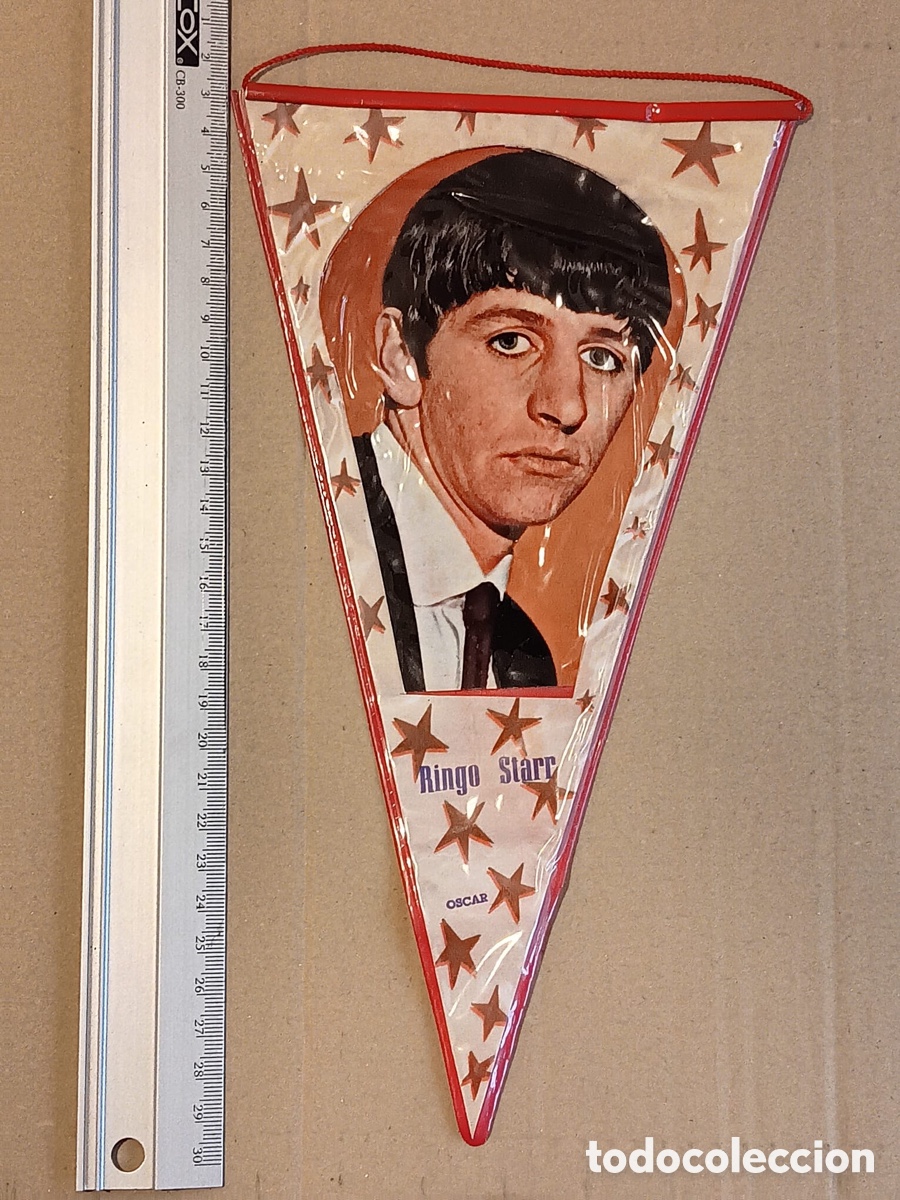 M&uacute;sica de cole&ccedil;&atilde;o: BANDERIN THE BEATLES RINGO STARR ORIGINAL EPOCA