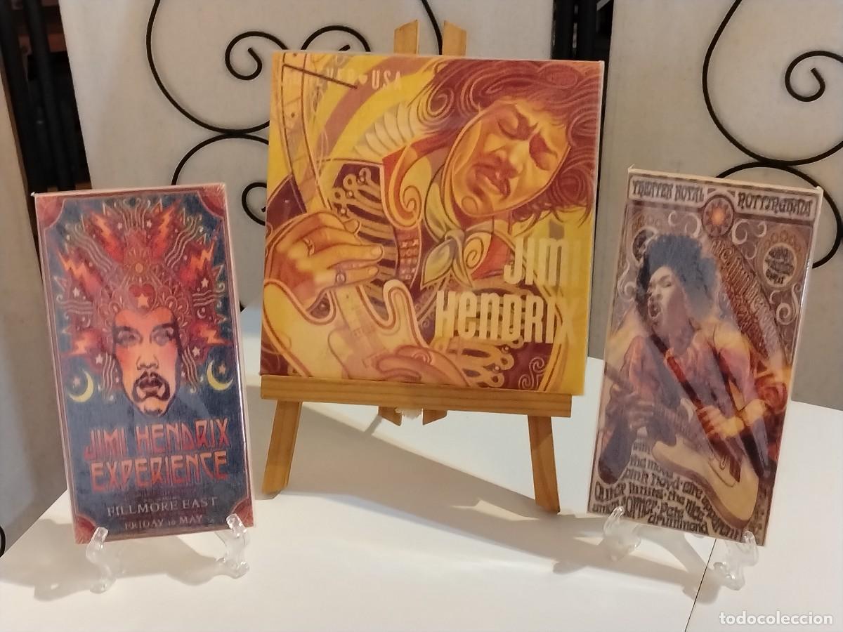 M&uacute;sica de cole&ccedil;&atilde;o: COLECCI&Oacute;N JIMI HENDRIX 3 CARTELES EN MADERA