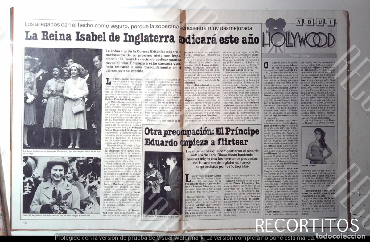 M&uacute;sica de colecci&oacute;n: ISABEL II ELIZABETH QUEEN BROOKE SHIELDS