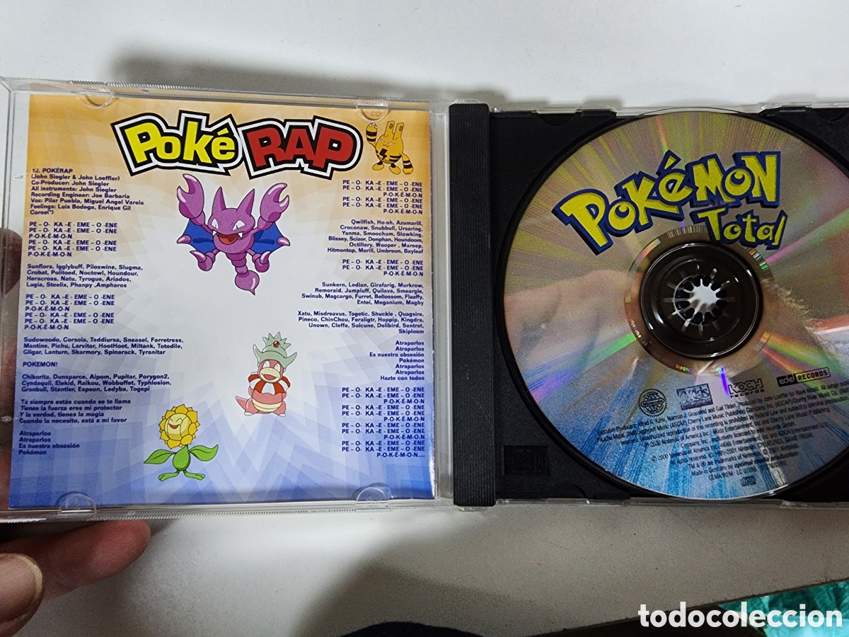 M&uacute;sica de colecci&oacute;n: CD pokemon musica total - Foto 2