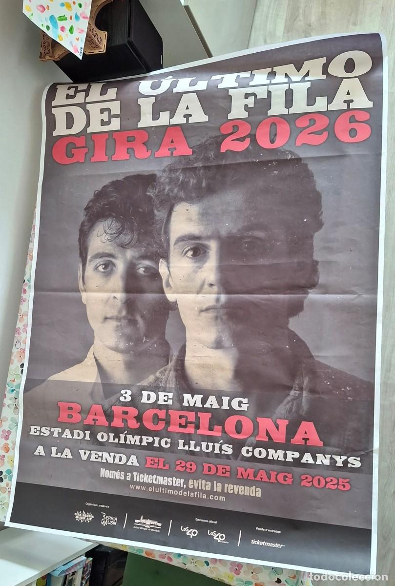 M&uacute;sica de colecci&oacute;n: P&Oacute;STER EL &Uacute;LTIMO DE LA FILA &middot; GIRA 2026 ESTADI OL&Iacute;MPIC BARCELONA