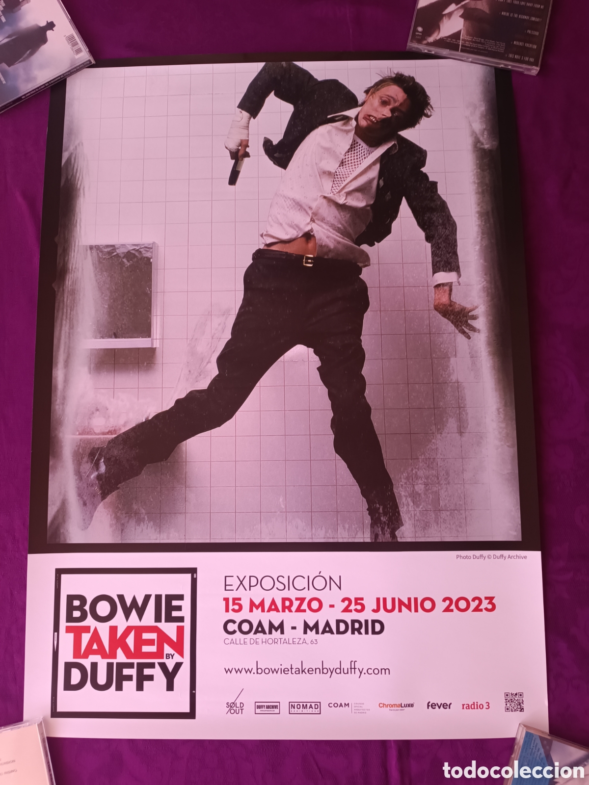 M&uacute;sica de colecci&oacute;n: DAVID BOWIE POSTER EXPOSICI&Oacute;N. BOWIE TAKEN BY DUFFY