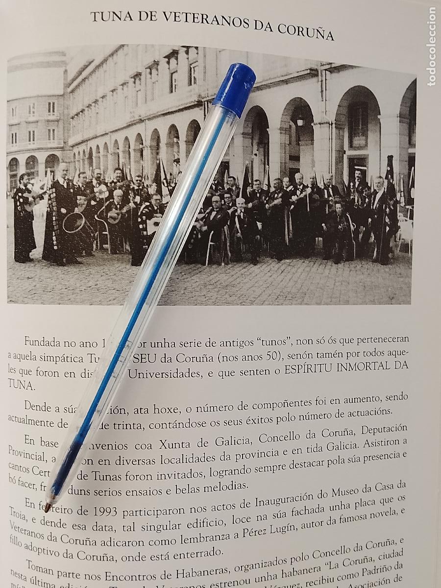 M&uacute;sica de colecci&oacute;n: estudiantina tuna VETERINARIOS DE DA CORU&Ntilde;A - HOJA DE ANTIGUA PUBLICACION