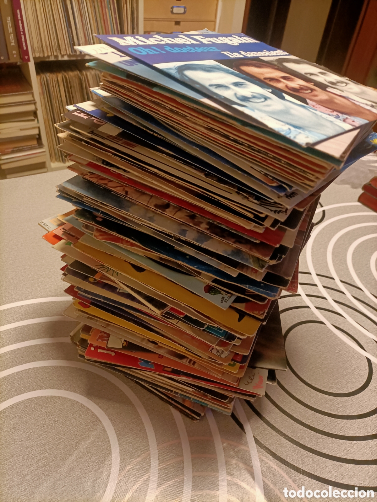M&uacute;sica de colecci&oacute;n: Lote 144 , Singles,En Franc&eacute;s - Foto 2