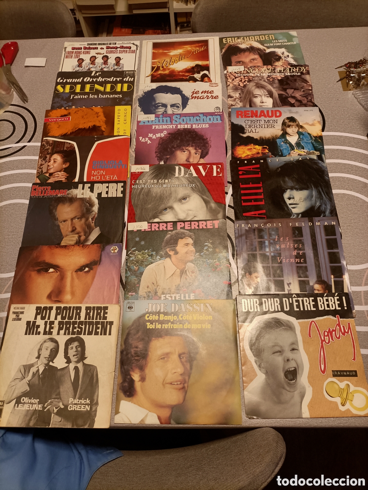 M&uacute;sica de colecci&oacute;n: Lote 144 , Singles,En Franc&eacute;s - Foto 4