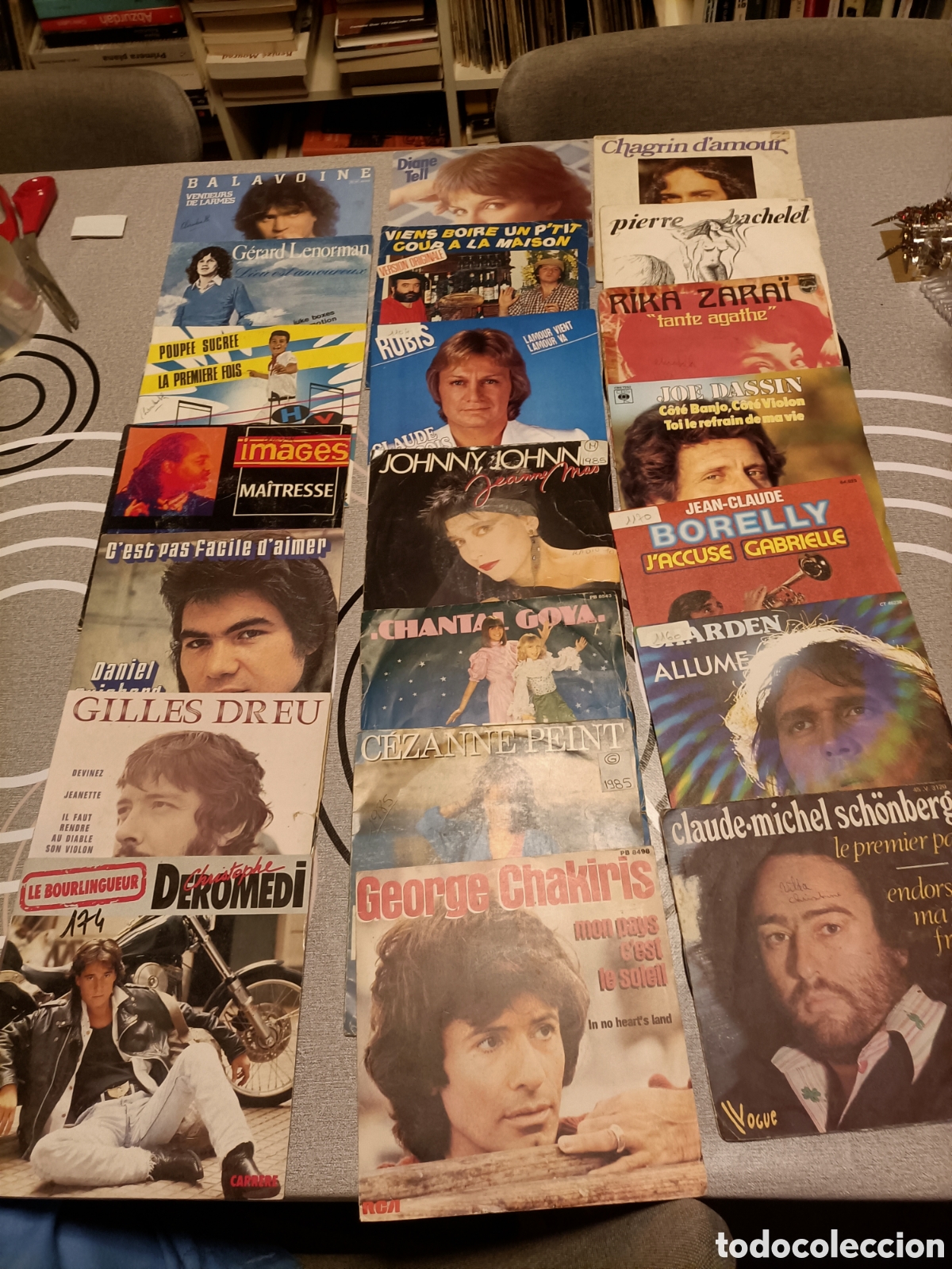 M&uacute;sica de colecci&oacute;n: Lote 144 , Singles,En Franc&eacute;s - Foto 5